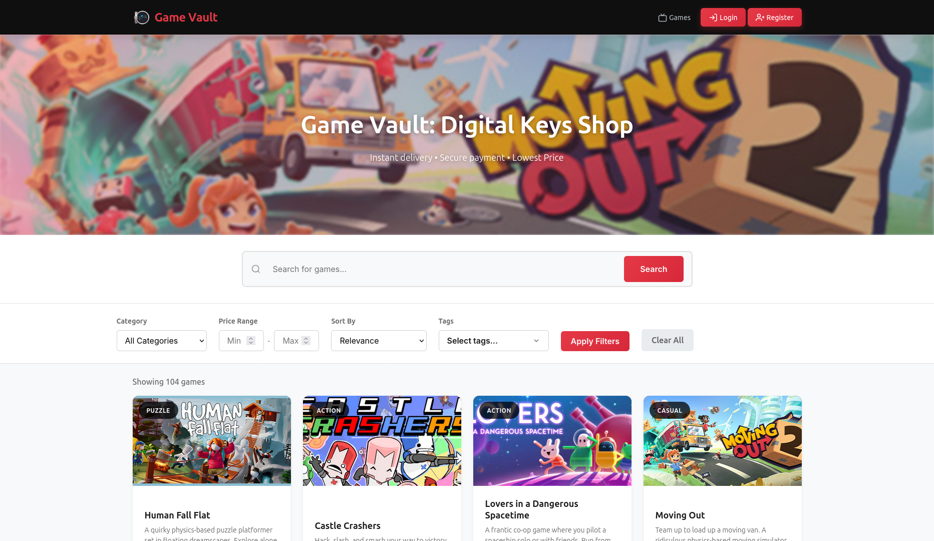 Preview for GameVault